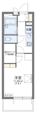 レオパレスヴァンメルベーユの物件間取画像